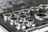 Zestaw nasadek przelotowych 18szt, Hogert