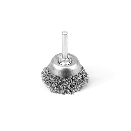 Szczotka doczołowa z trzpieniem fi50