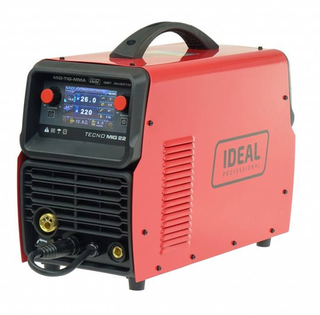 Półautomat spawalniczy Ideal TECNO MIG 222 LCD SYNERGIC VRD ALU (220A/230V)