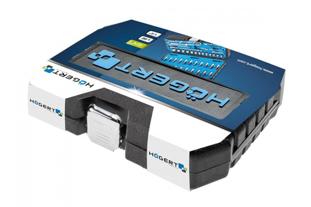 Zestaw narzędziowy 1/4' 46szt, Hogert Technik