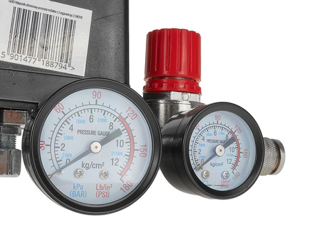 Wyłącznik ciśnieniowy presostat reduktor z 2 zegarami typ 2 230V GEKO