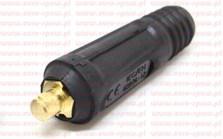 Wtyk spawalniczy ŁW/ŁP-25 do przewodów spawarki