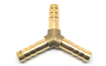 Rozdzielacz mosiężny x3, trójnik typ "Y" na wąż 6mm