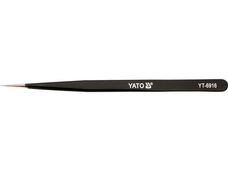 Pęseta prosta antystatyczna 140 mm powlekana YATO