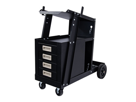 Wózek spawalniczy z 4 szufladami i miejscem na butlę