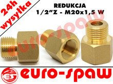 Redukcja manometryczna 1/2'Z na M20x1,5 W