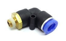 Kolanko obrotowe fi 10mm z gwintem 1/8"Z