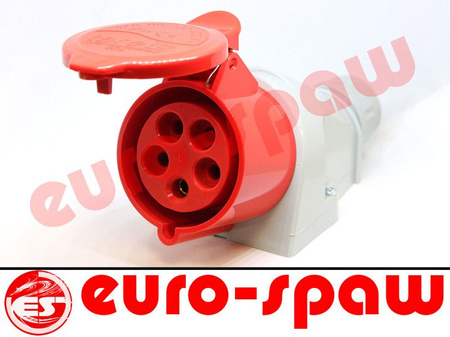 Gniazdo siłowe 32A 5 pinów, IP44
