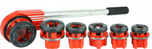 Gwintownica ręczna do rur 1/4" - 1 1/4" 6szt, VERKE