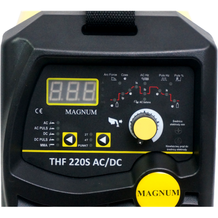 Spawarka TIG AC/DC Magnum THF 220 SOFT (200A/230V)