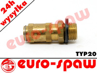 Szybkozłączka TYP-20 z gwintem 1/8" Z, RECTUS