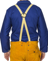 Spodnie spawalnicze skórzane z dwoiny bydlęcej Golden Brown Weldas 44-2600