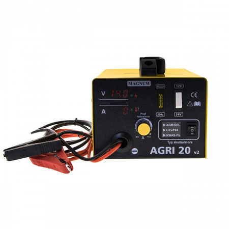 Prostownik inwerterowy Magnum AGRI 20 V2 (12/24V, 20A)