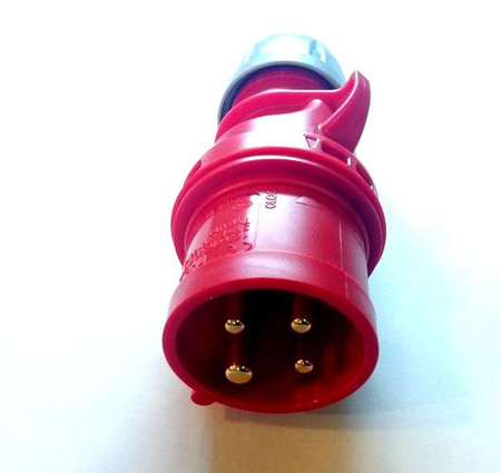 Wtyczka siłowa 16A 4 bolce, IP44