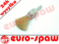 Szczotka pędzelkowa fi15 z trzpieniem fi6 mosiężna