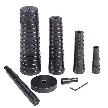 Zestaw adapterów do wbijania łożysk, tulejek i sworzni 18-74mm LK-K73