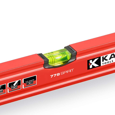 Poziomica 20cm 2 libelle KAPRO SPIRIT