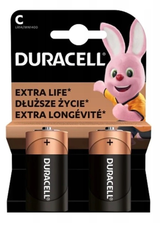 Bateria alkaliczna typ C LR14 DURACELL 2szt.