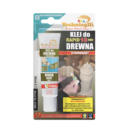 Klej rapid do drewna 30ml, TECHNICQLL, R-850