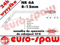 Nasadka do spawania nr 6A (8-12mm) PS-216A acetylen-tlen PERUN